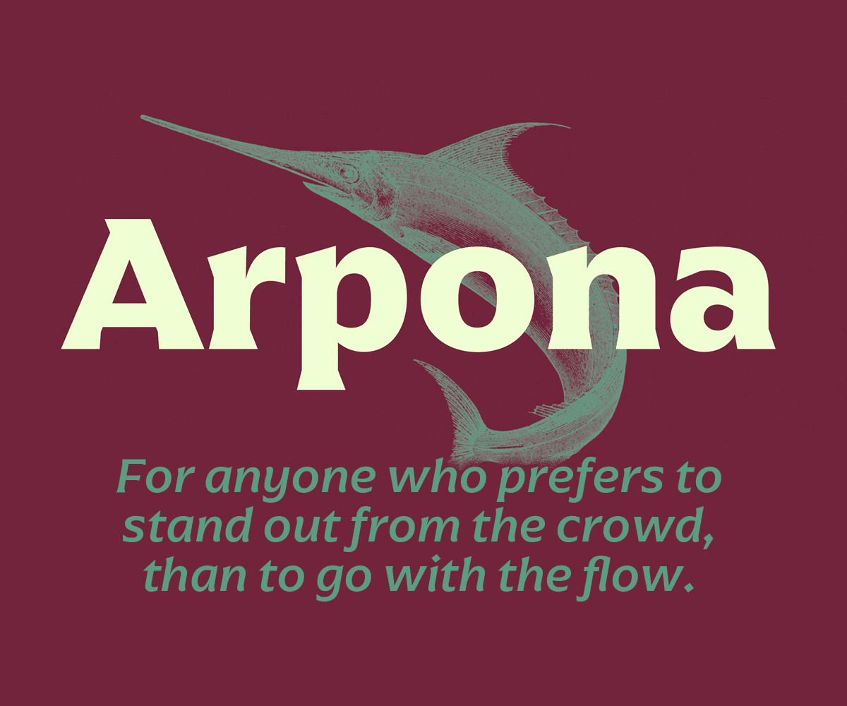 Arpona Typeface