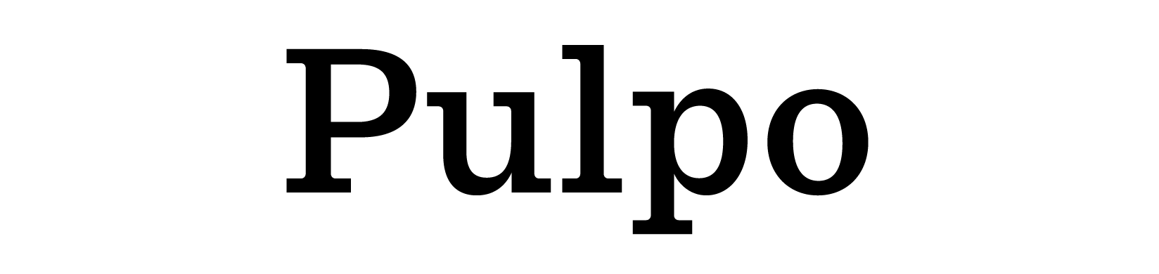 Pulpo Typeface